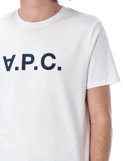 Shop Apc Vpc T-shirt In Dark Navy