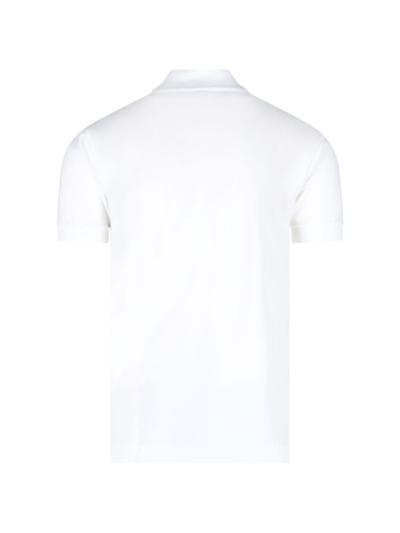 Shop Lacoste Classic Design Polo Shirt  In White