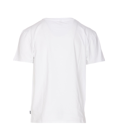 Shop Moschino T-shirt Logo Underbear In Bianco