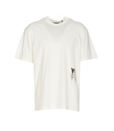 Shop Y-3 Gfx Logo T-shirt In White
