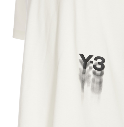 Shop Y-3 Gfx Logo T-shirt In White