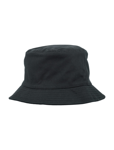 Shop Stone Island Logo Bucket Hat In Black
