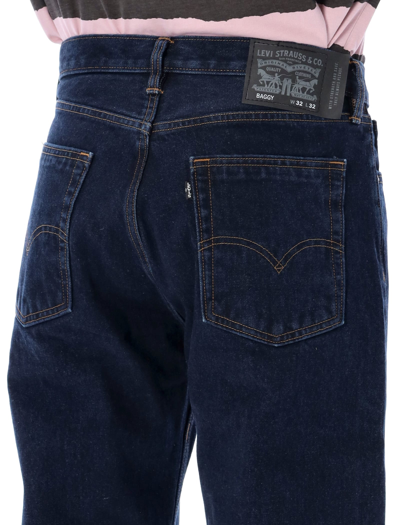 Shop Levi's Cotton Baggy Five Pocket Jeans In Dk Blue