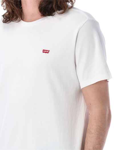 Shop Levi's Logo T-shirt In White