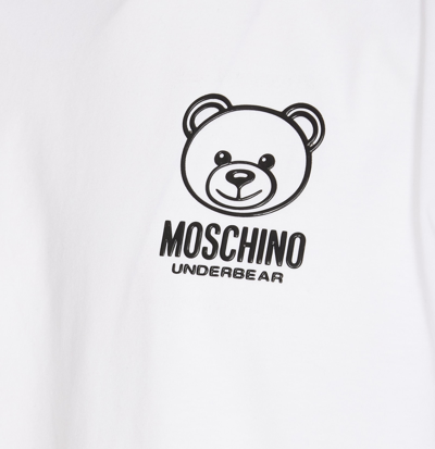 Shop Moschino T-shirt Logo Underbear In White