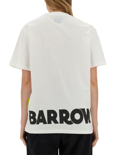 Shop Barrow T-shirt With Logo In Off White