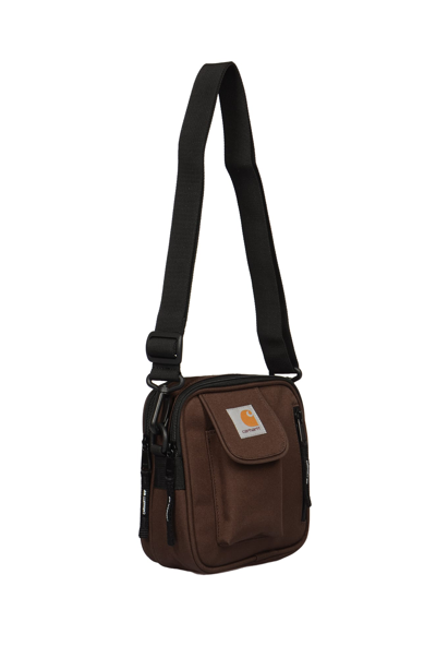 Shop Carhartt Essentials Small Shoulder Bag In Brown