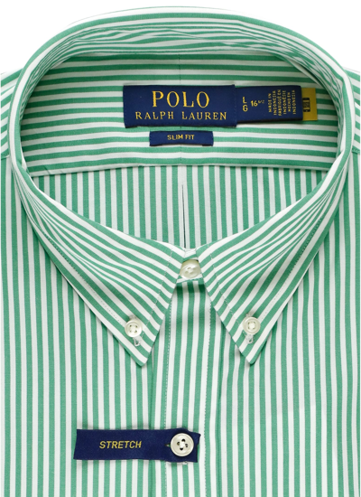 Shop Polo Ralph Lauren Pony Shirt In White And Green