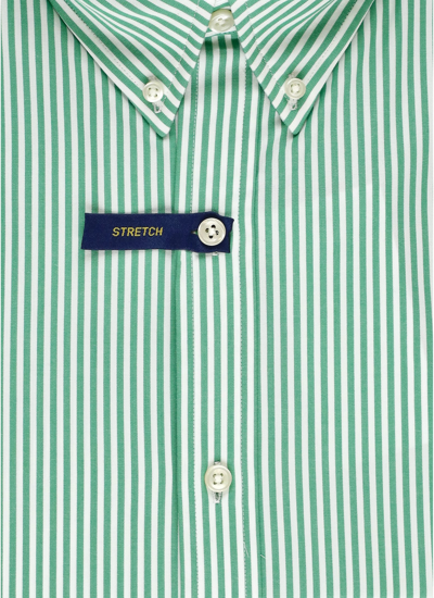 Shop Polo Ralph Lauren Pony Shirt In White And Green