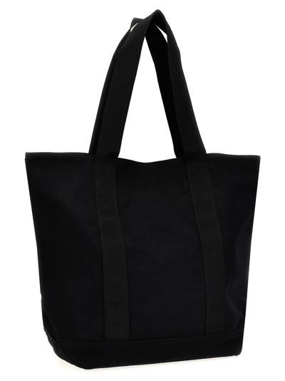 Shop Carhartt Canvas Shopping Bag In Black