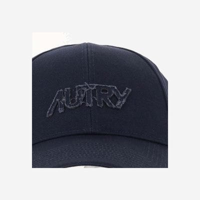 Shop Autry Logo Embroidered Baseball Cap In Baseball Blue
