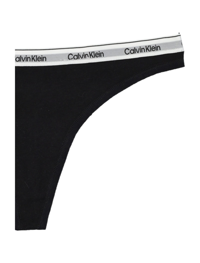 Shop Calvin Klein Thong In Black