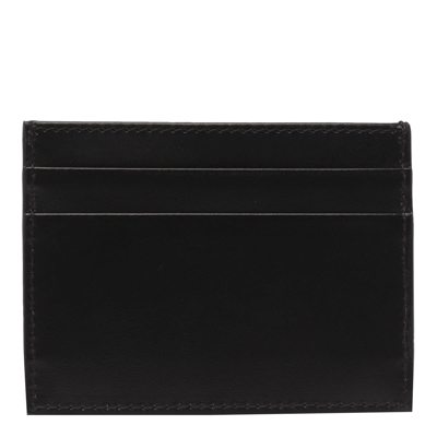 Shop Dolce & Gabbana Leather Logo Cardholder In Black