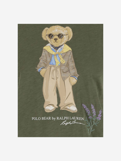 Shop Ralph Lauren Cotton Polo Bear T-shirt