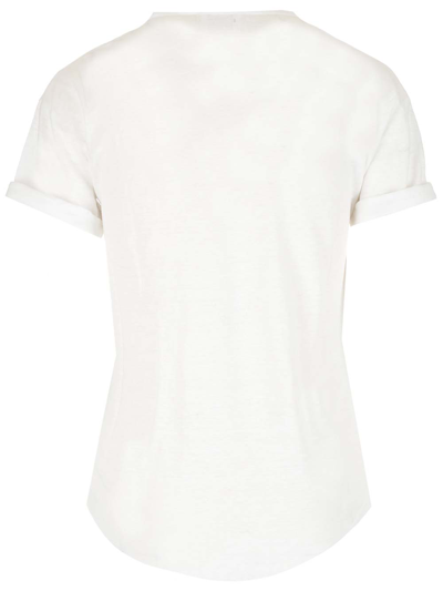 Shop Isabel Marant Koldi T-shirt In White