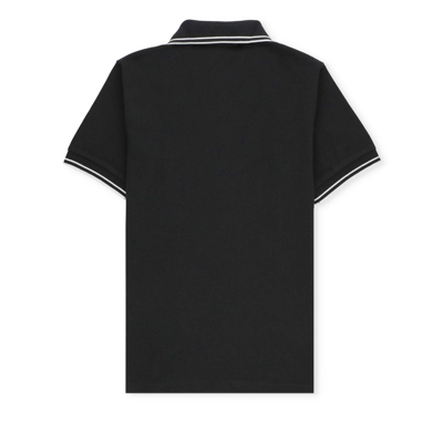 Shop Stone Island Junior Compass Patch Short-sleeved Polo Shirt