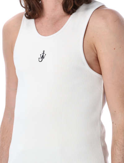 Shop Jw Anderson Tank Top In White