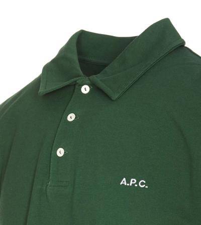 Shop Apc Austin Polo In Green