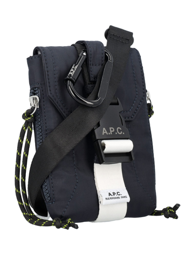 Apc Treck Crossbody Pouch In Dark Navy
