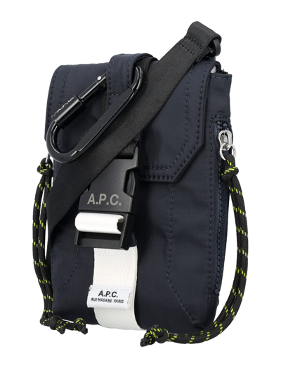 Apc Treck Crossbody Pouch In Dark Navy