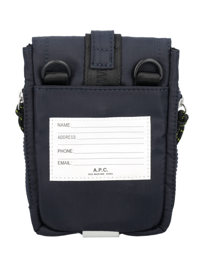 Apc Treck Crossbody Pouch In Dark Navy