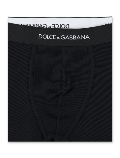 Shop Dolce & Gabbana Regular Boxer In Black