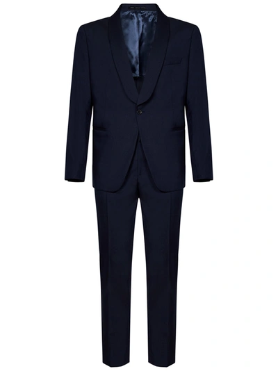 Shop Low Brand 1b Evening Suit In Blu