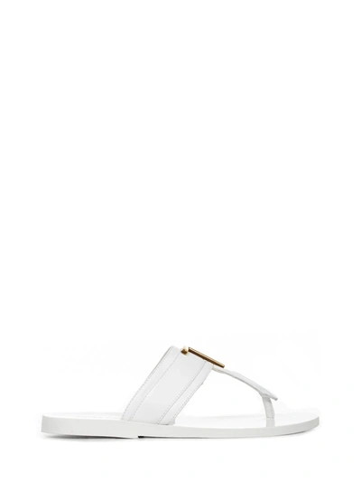 Shop Tom Ford Sandals In Bianco