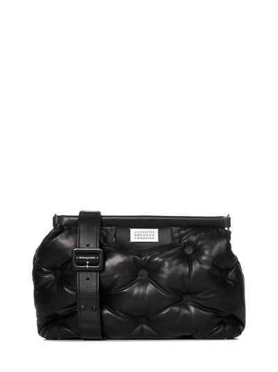 Shop Maison Margiela Glam Slam Classique Large Shoulder Bag In Nero