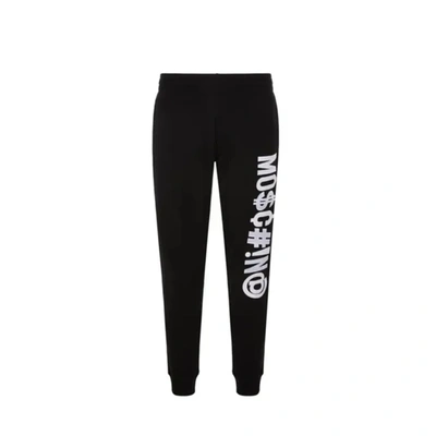 Shop Moschino Couture Moschino Logo Jogging Pants In Black