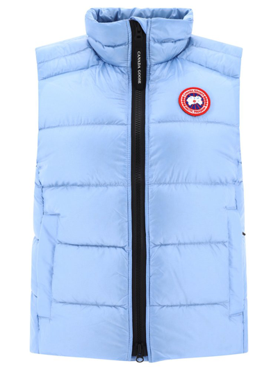 Shop Canada Goose Cypress Vest In Blue
