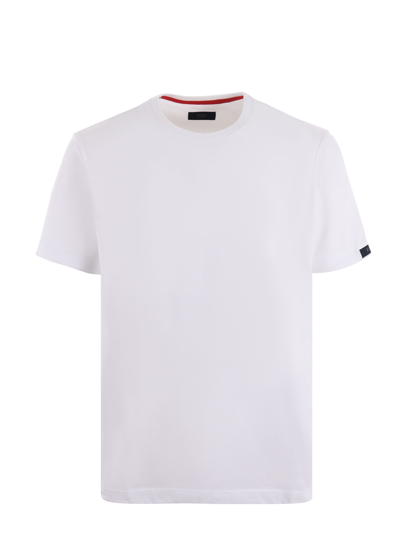 Fay Logo-patch Cotton T-shirt