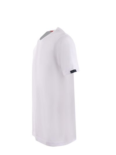 Fay Logo-patch Cotton T-shirt