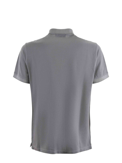 Stone Island Logo Patch Short In Grigio