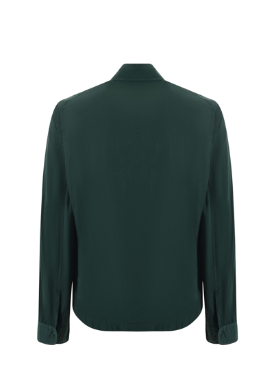 C.p. Company Shirt In Verde Smeraldo