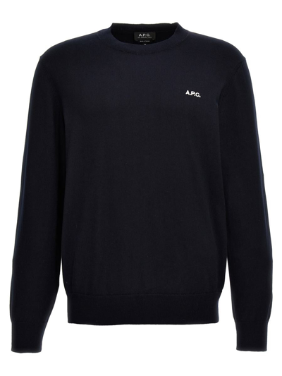 Shop Apc A.p.c. 'melville' Sweater In Blue