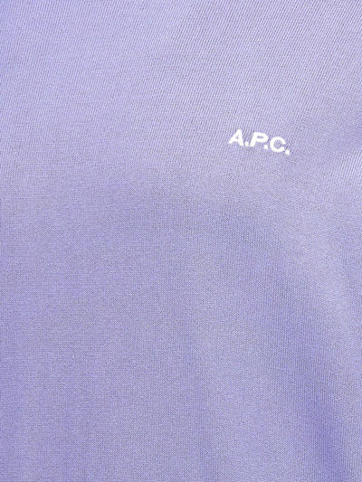 Shop Apc A.p.c. 'melville' Sweater In Purple