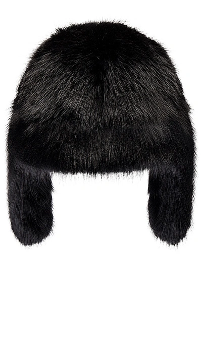 Shop 8 Other Reasons Trapper Faux Fur Hat In 黑色