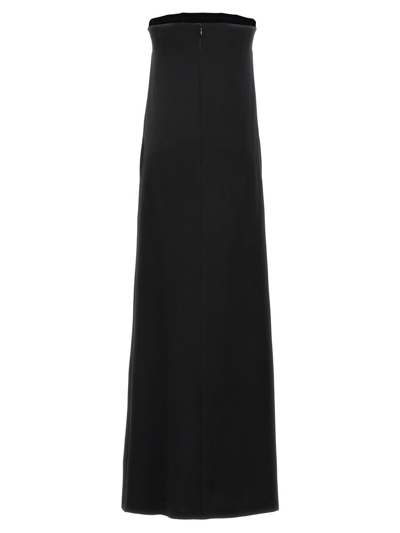 Shop Armarium 'alia' Long Dress In Black