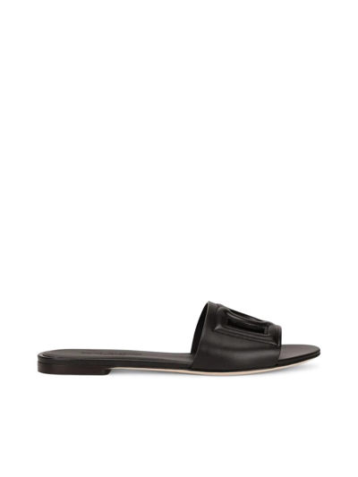 Shop Dolce & Gabbana Slippers Shoes In Black