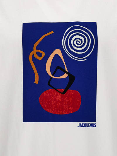 Shop Jacquemus 'cuadro' T-shirt In White