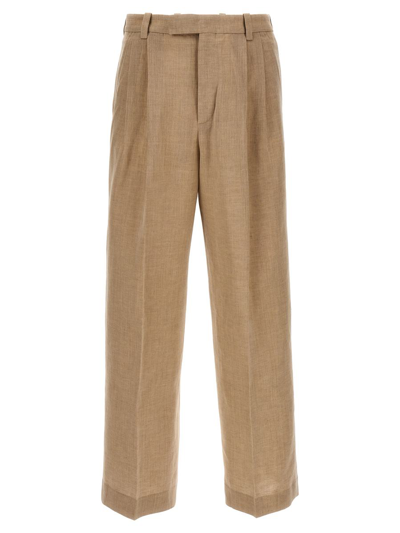 Shop Jacquemus 'le Pantalon Titolo' Pants In Beige