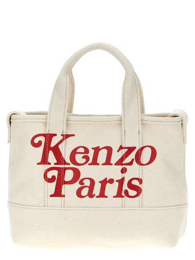 Shop Kenzo X Verdy Utility Small Tote Bag In Beige
