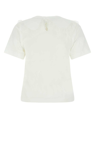 Shop See By Chloé See By Chloe T-shirt In White
