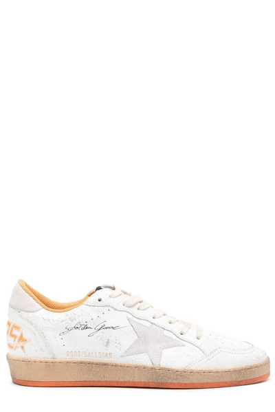 Shop Golden Goose Deluxe Brand Ball Star Wishes Lace In White
