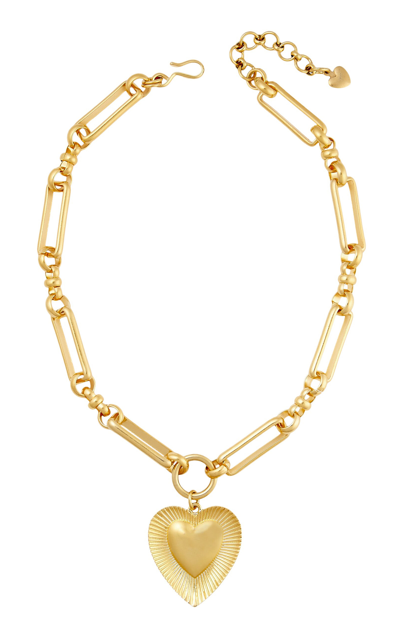 Shop Brinker & Eliza So Much Love 24k Gold-plated Necklace