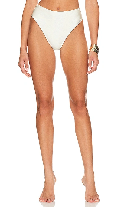 Shop Shani Shemer Alba Bikini Bottom In Cream