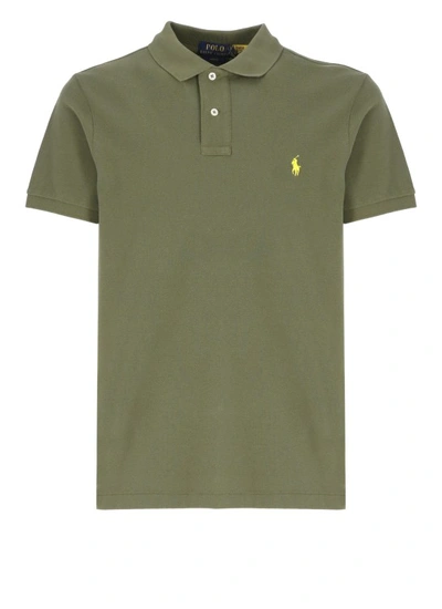 Shop Polo Ralph Lauren Polo Shirt With Pony In Brown