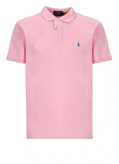 Shop Polo Ralph Lauren Polo Shirt With Pony In Pink