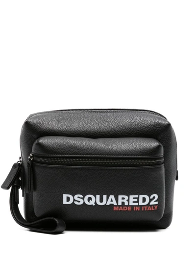 Shop Dsquared2 Black Calf Leather Bag